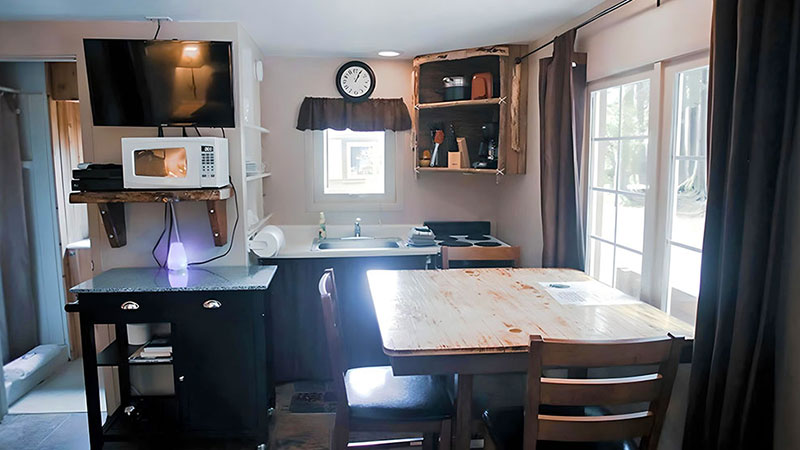 Driftwood Cabin Kitchen