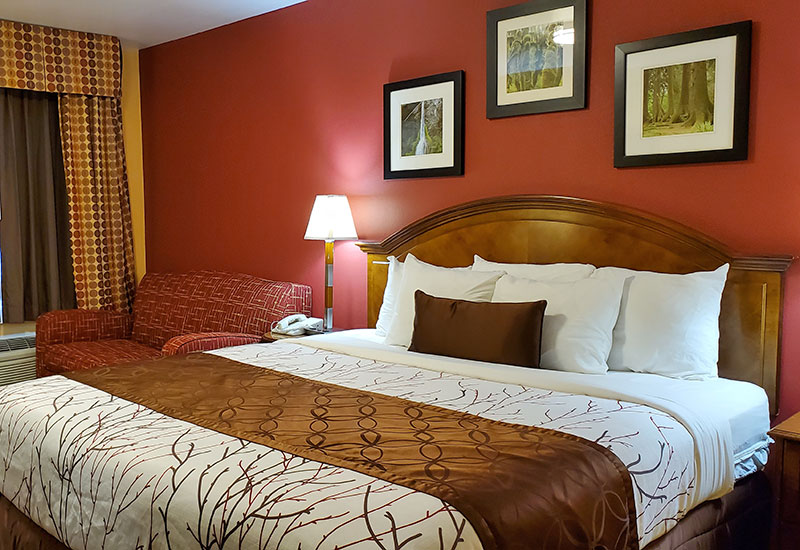 King Deluxe and lamp