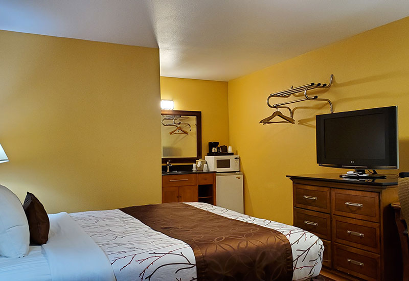 King Deluxe fridge and micro