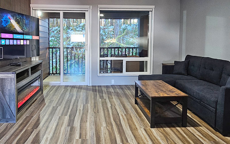 2 bedroom suite living room