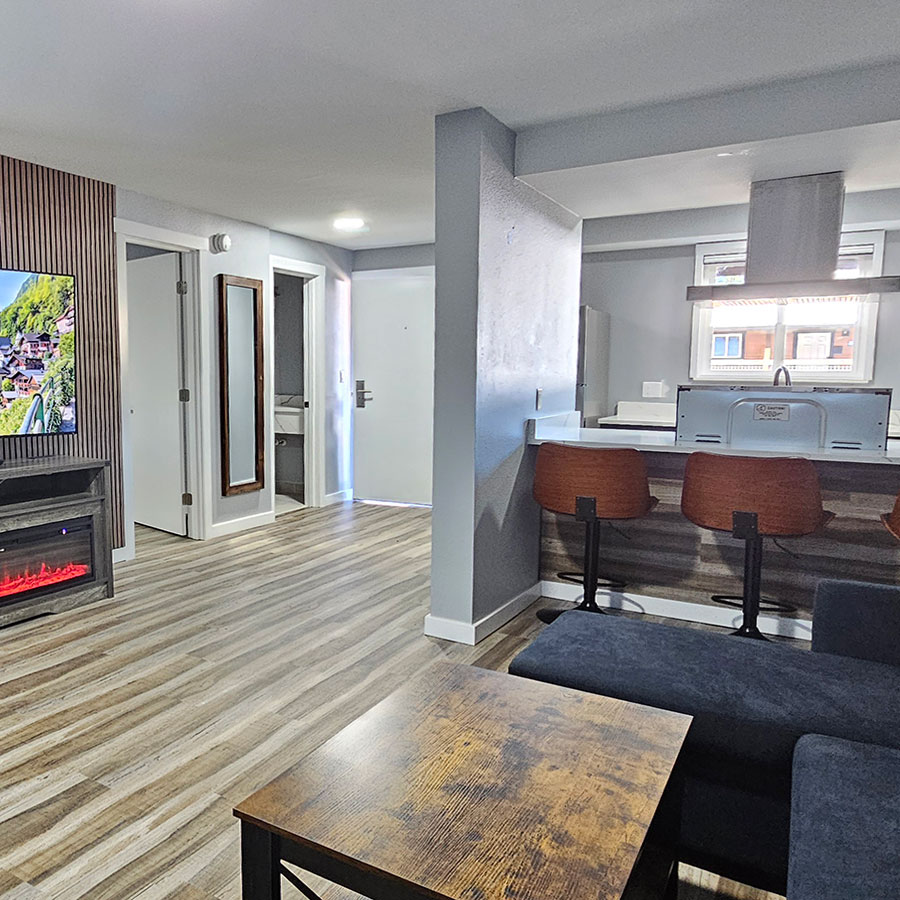 Olympic Suites living room areas