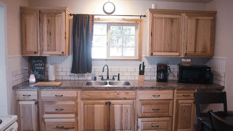 Whale Cabin kitchen sink