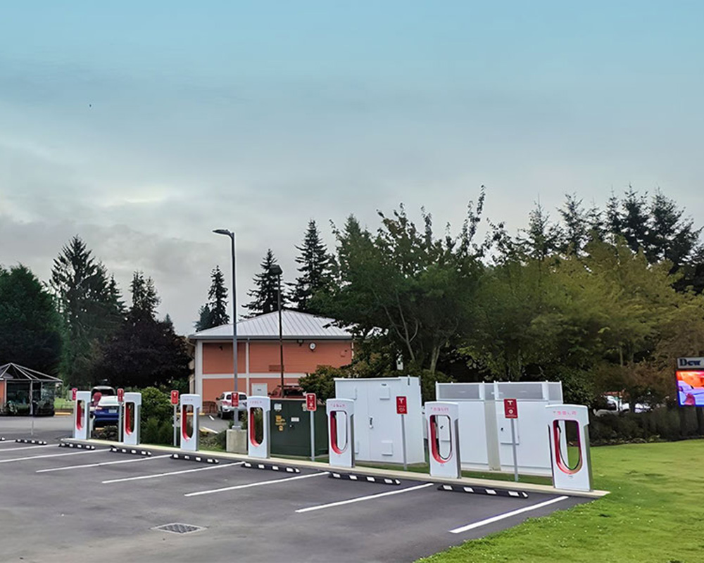 Dew Drop Inn tesla charging
